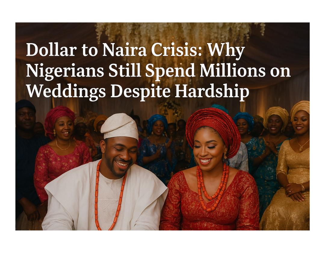 Dollar to Naira Crisis: Why Nigerians Still Spend Millions on Weddings Despite Hardship