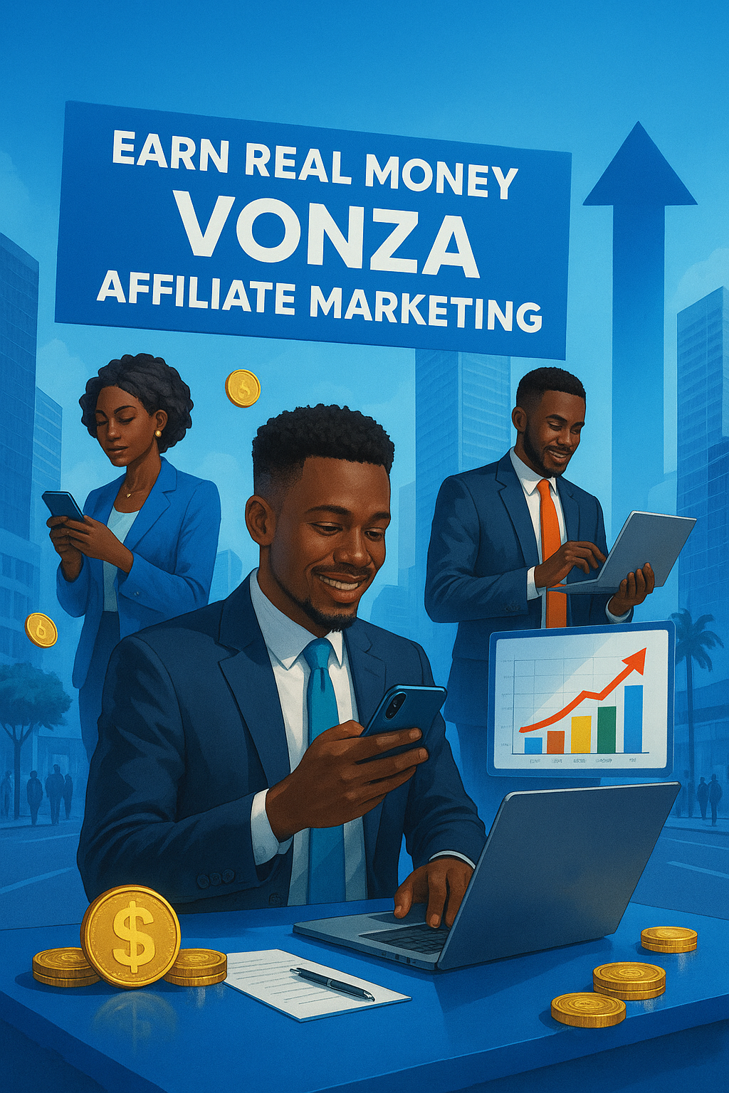 How to Earn Real Money Online in Africa with Vonza Affiliate Program