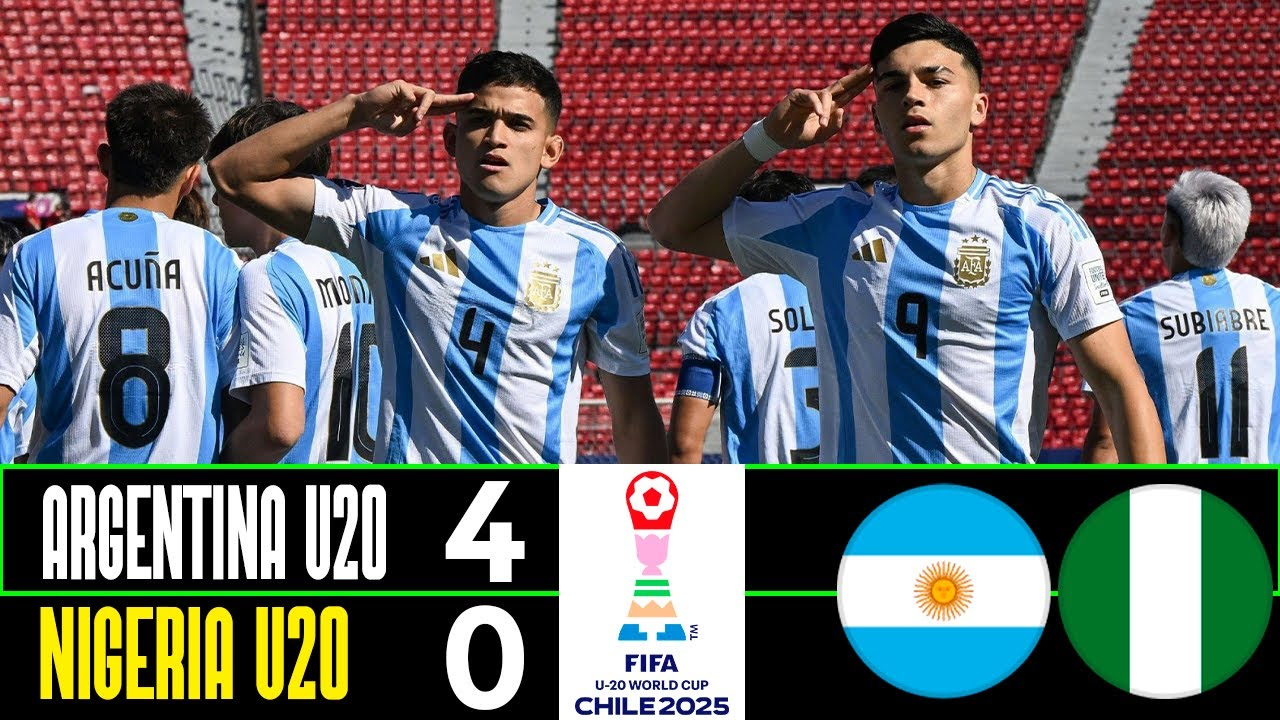 Argentina 4–0 Nigeria :How a Two-Minute Shock Became a Four-Goal Lesson