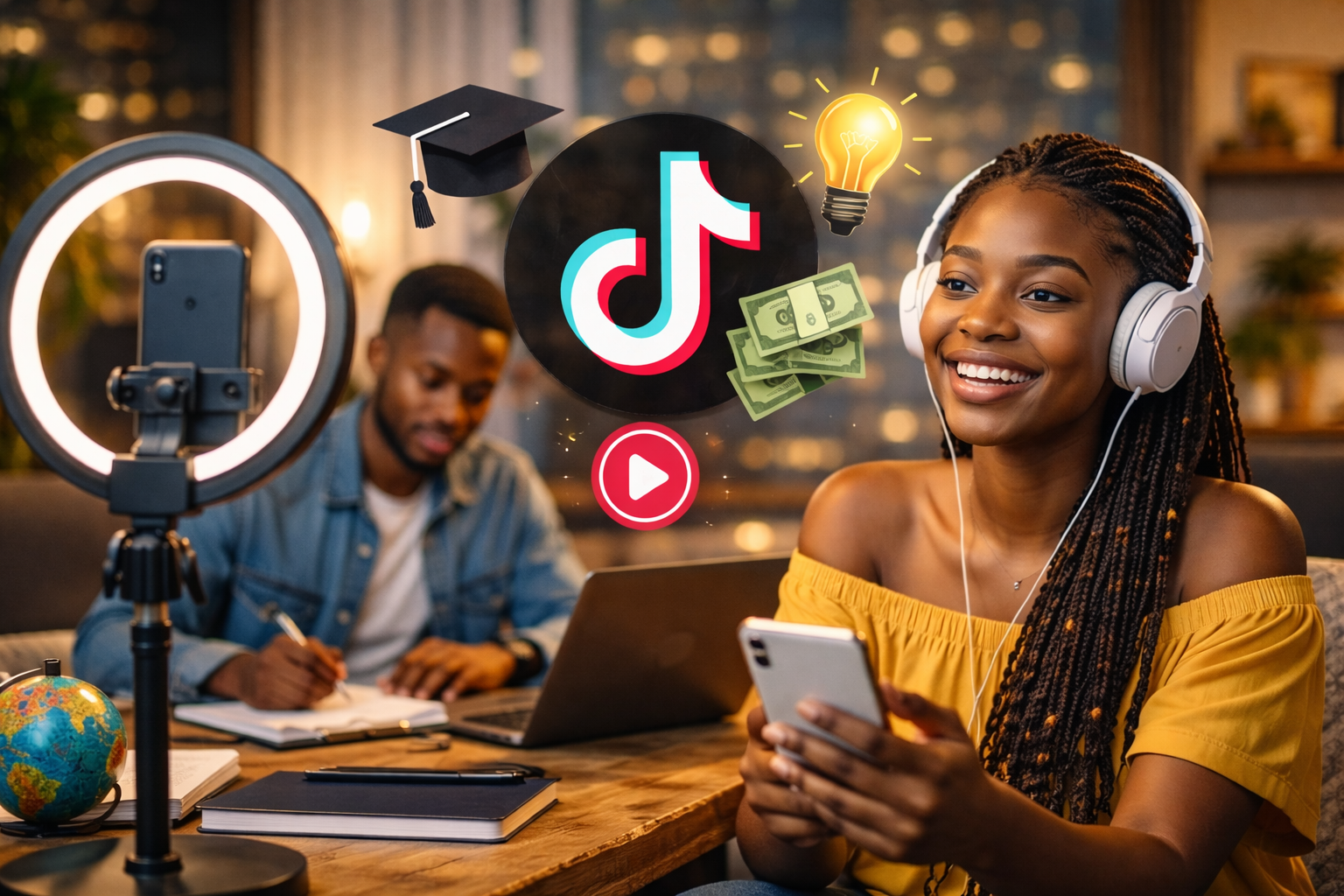 TikTok Is the New Classroom: How Young Africans Are Learning, Earning & Leading Online
